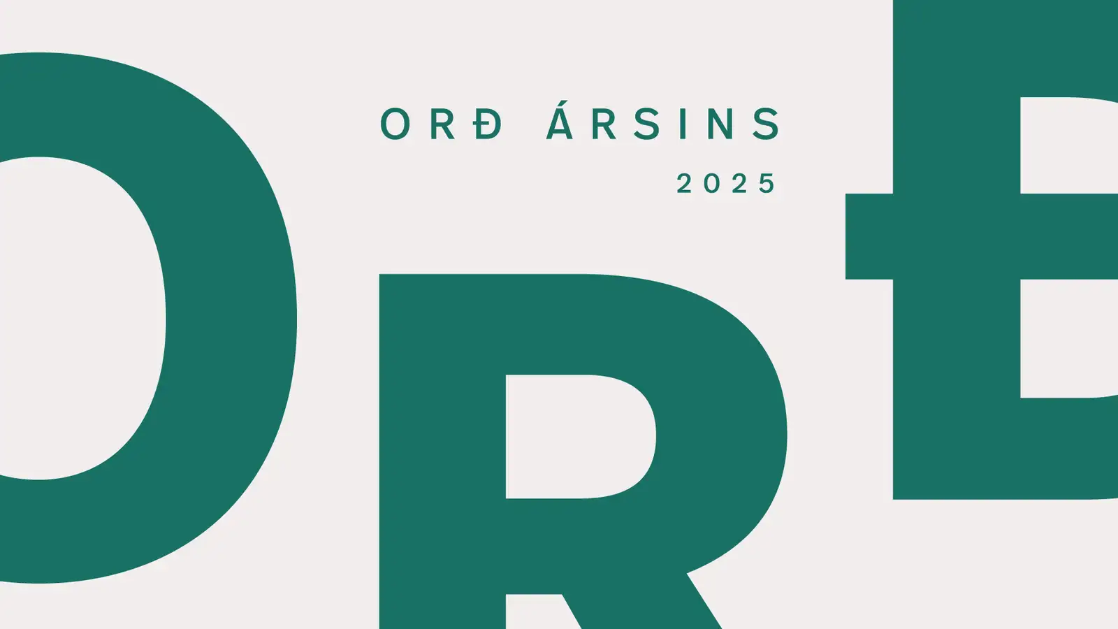 Veldu orð ársins 2025