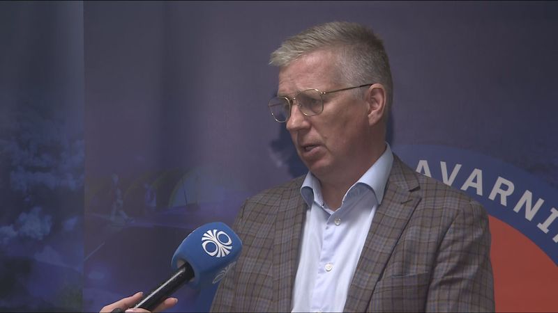 Víðir Reynisson, Direktor des Zivilschutzes.