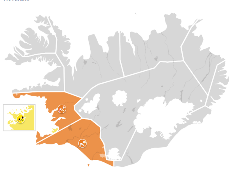 Veðurviðvörun.
