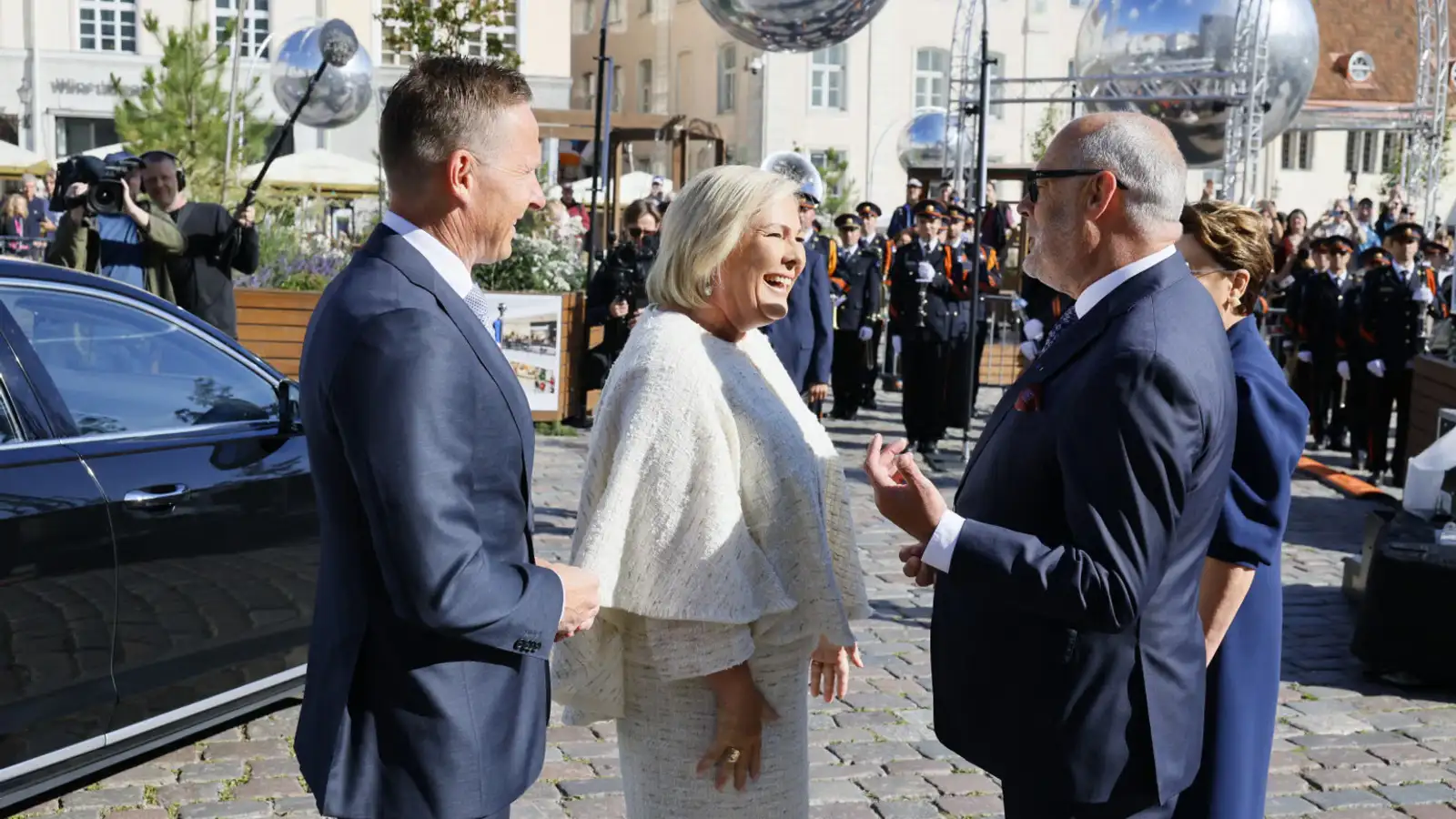 Forsetahjónin í opinberri heimsókn í Eistlandi