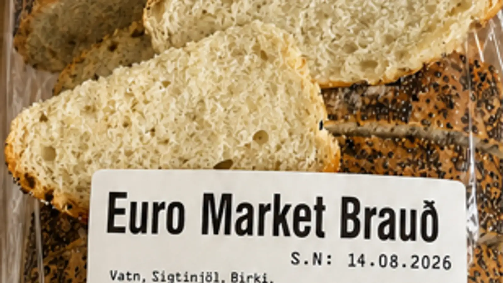 Vara við málmbita í brauði