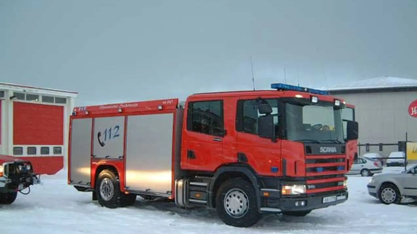 Íbúi fjölbýlishúss fluttur til Reykjavíkur eftir eldsvoða