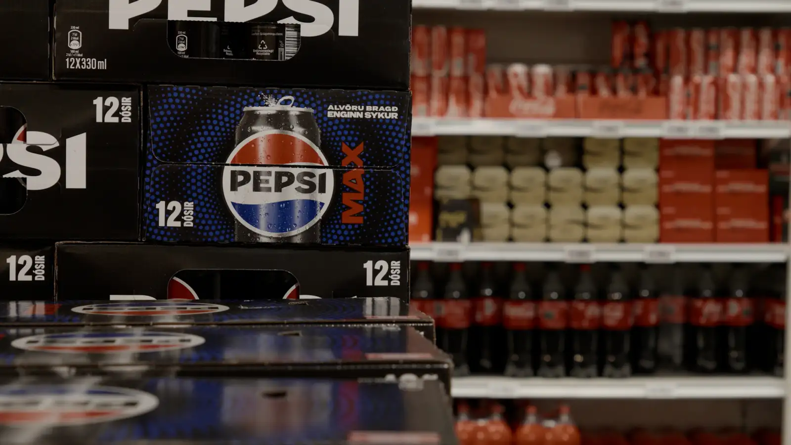 Rígurinn á milli kók og pepsí og rannsóknir Samkeppniseftirlitsins