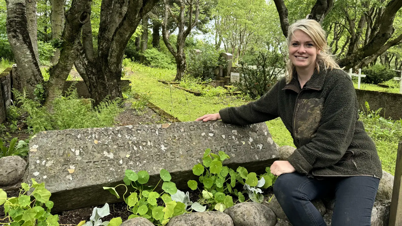 Hafði bara áhuga á namminu og páfagaukunum þegar hún vann í Blómavali