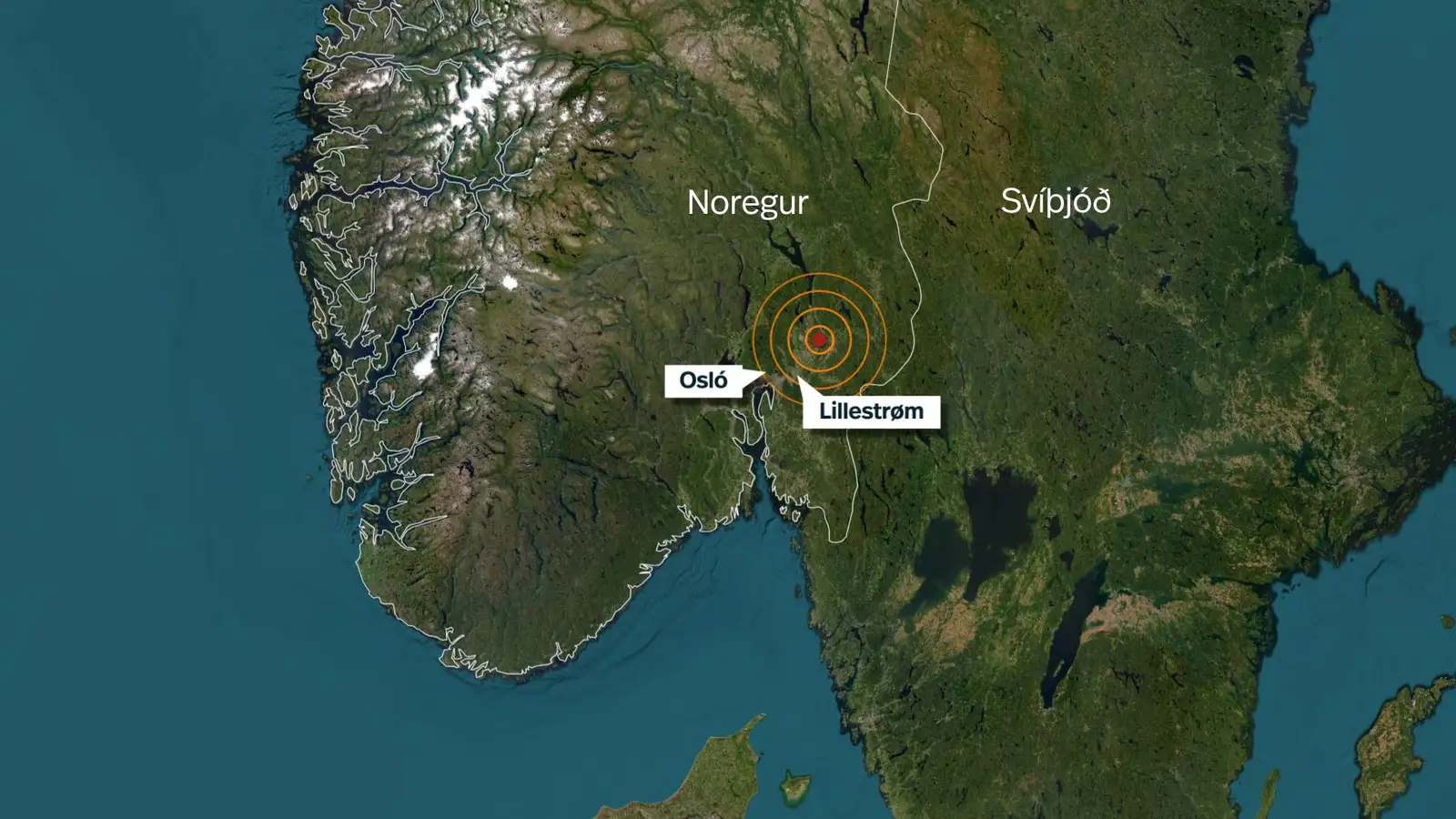 Jarðskjálfti 3,6 að stærð í suðaustur Noregi