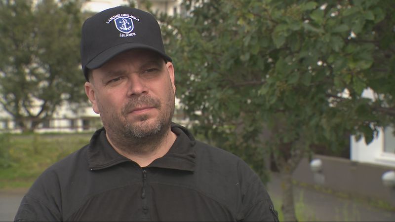 Jónas Karl Þorvaldsson, head of the special operations team of the Swedish Coast Guard.