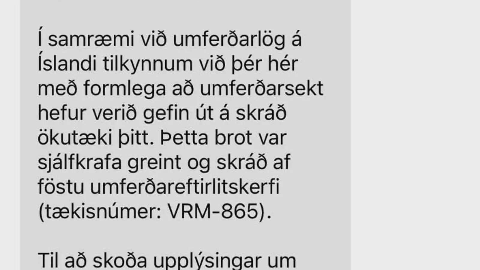 Vara við svikapóstum í nafni lögreglunnar