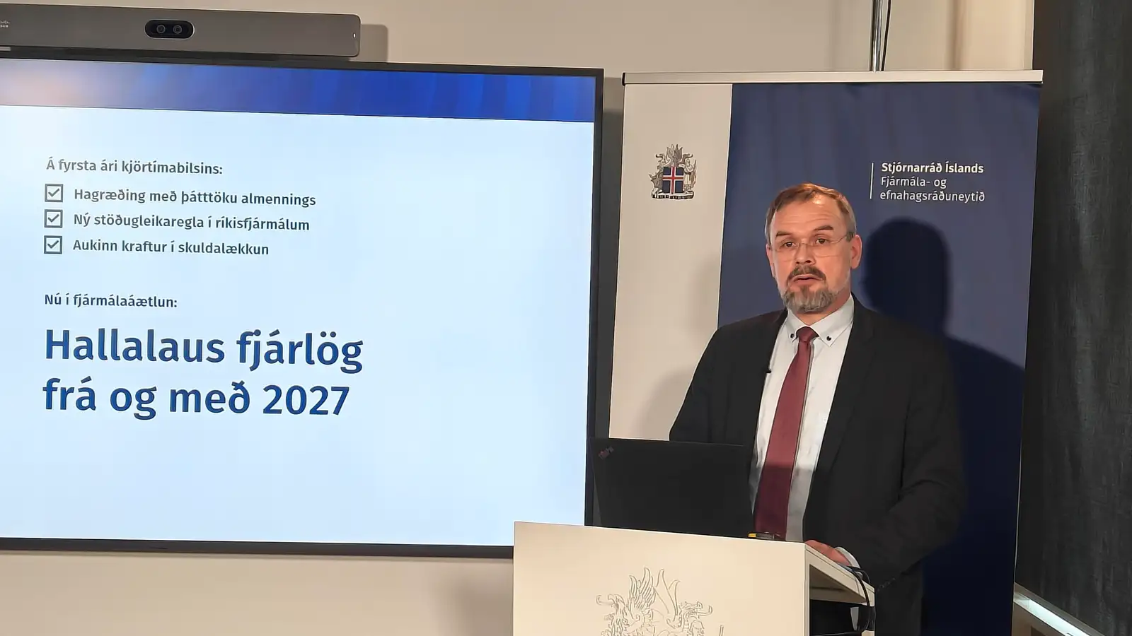 Daði Már kynnti fjármálaáætlun