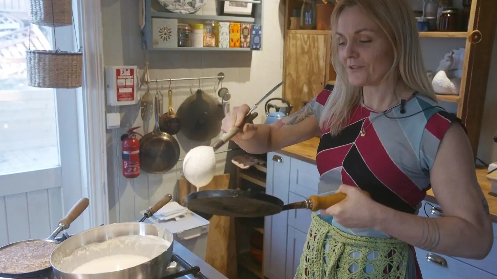 Sólarpönnukökur eru verðlaun fyrir að hafa það af í gegnum veturinn