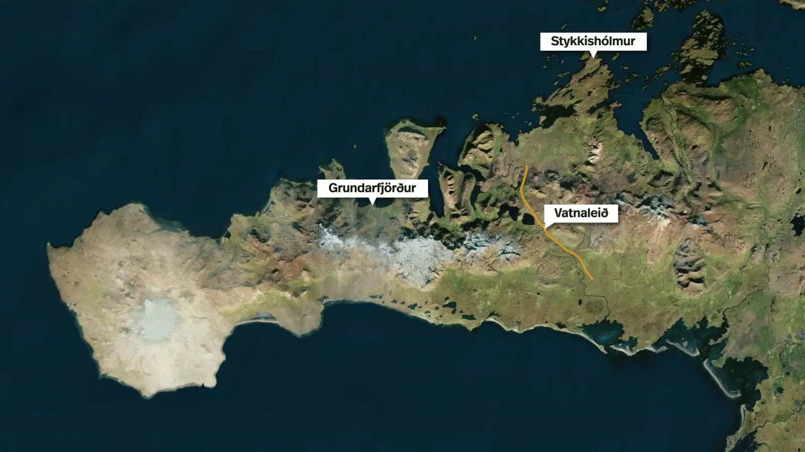 Björgunarsveitir kallaðar út vegna slyss á Snæfellsnesi