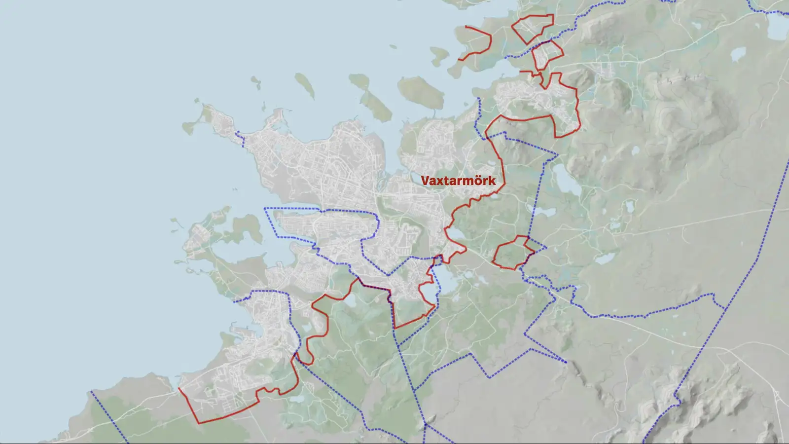 Vaxtarmarkaverkir á höfuðborgarsvæðinu