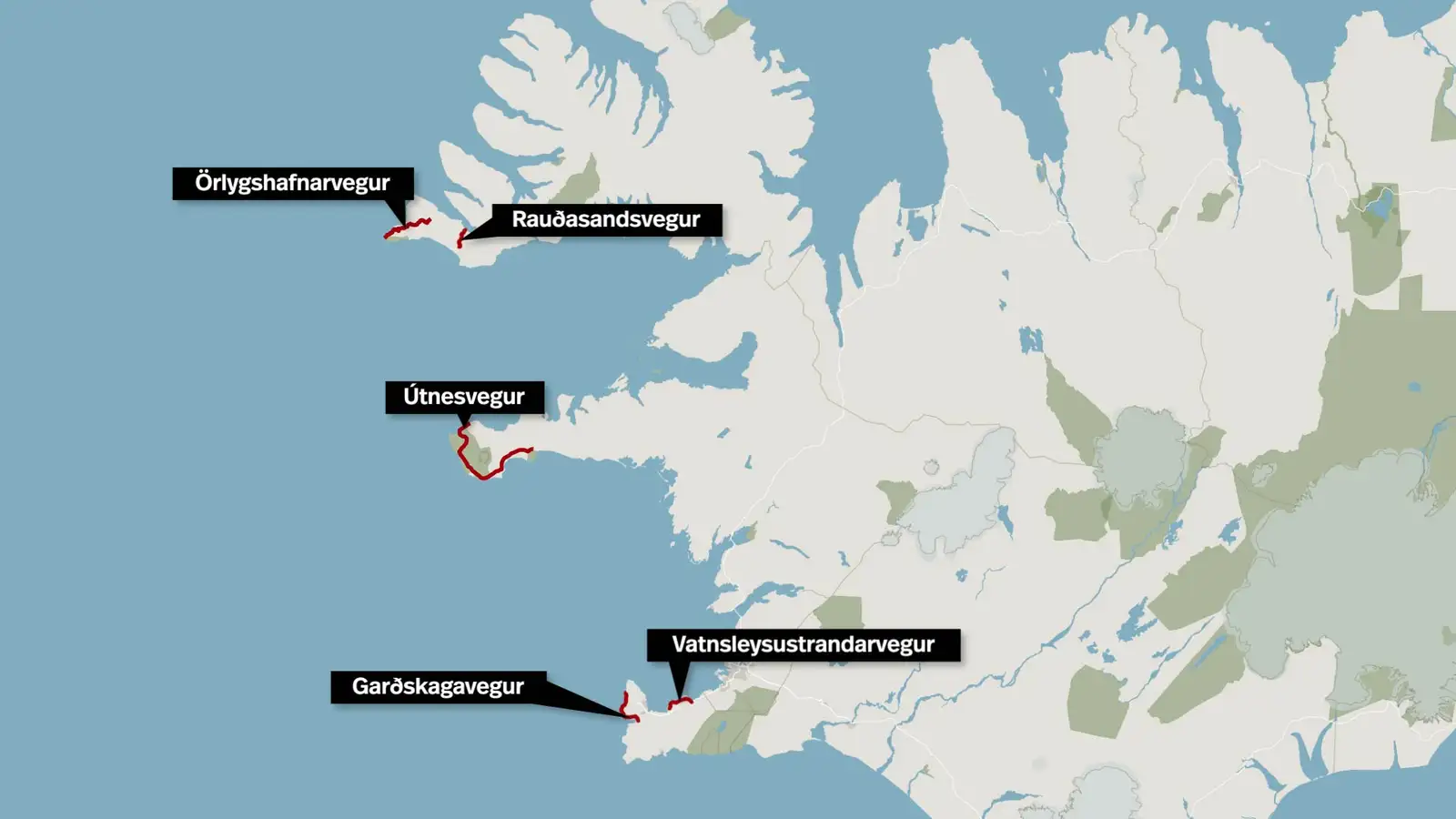 Umferðarstýring á Reykjanesi, Snæfellsnesi og Vestfjörðum þegar almyrkvi verður á sólu