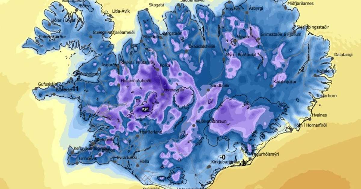 Áfram kalt um allt land - RÚV.is