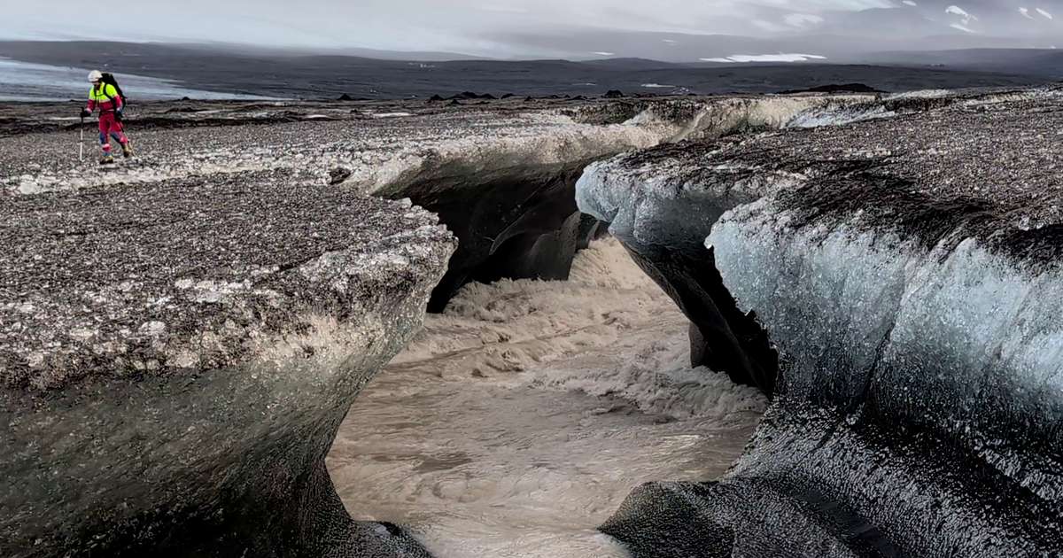 Hafrafellslón glacial flood almost completely subsided - RÚV.is