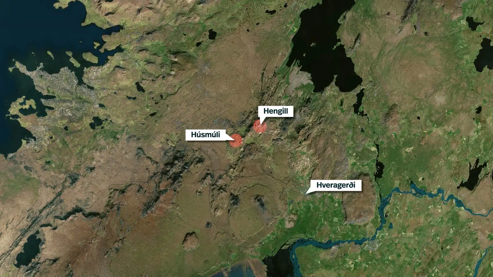 Skjálfti af stærðinni 4,5 í Hengli