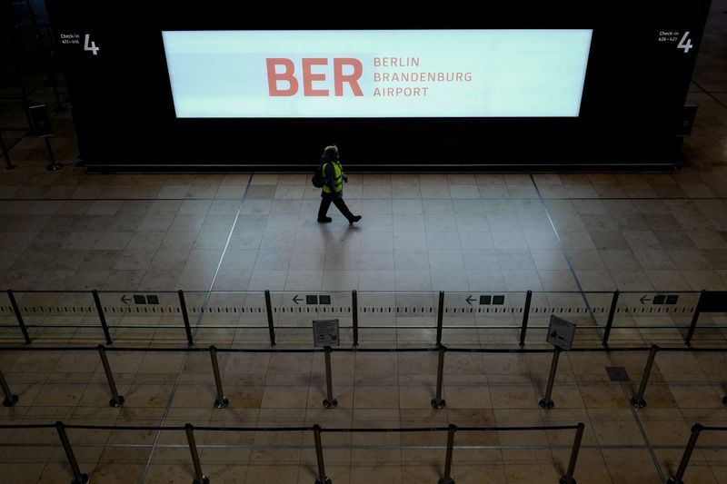 Tómur Brandenburgarflugvöllur í Berlín.
