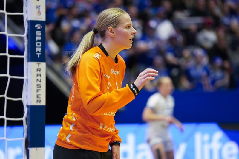 Úr leik Íslands gegn Frakklandi á HM kvenna í handbolta í 2023