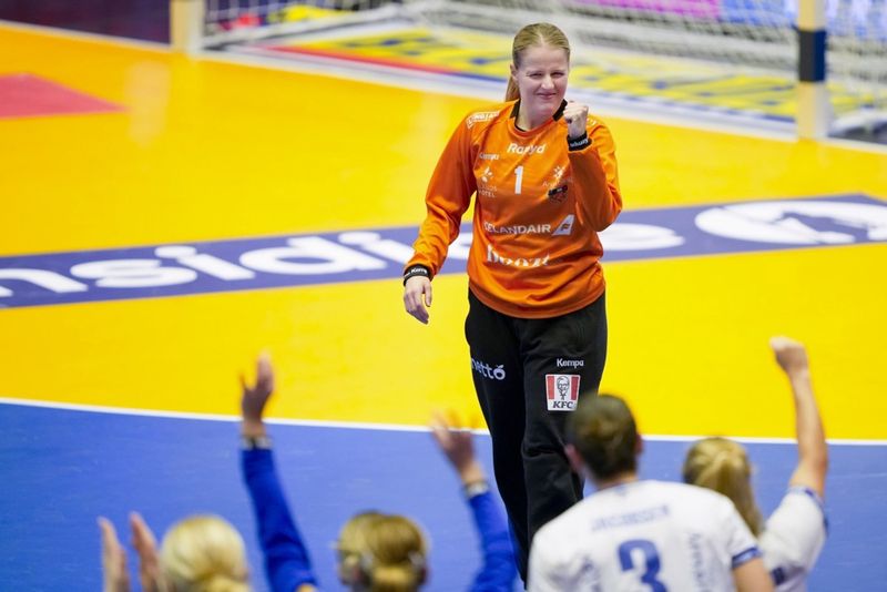 Úr leik Íslands gegn Frakklandi á HM kvenna í handbolta í 2023