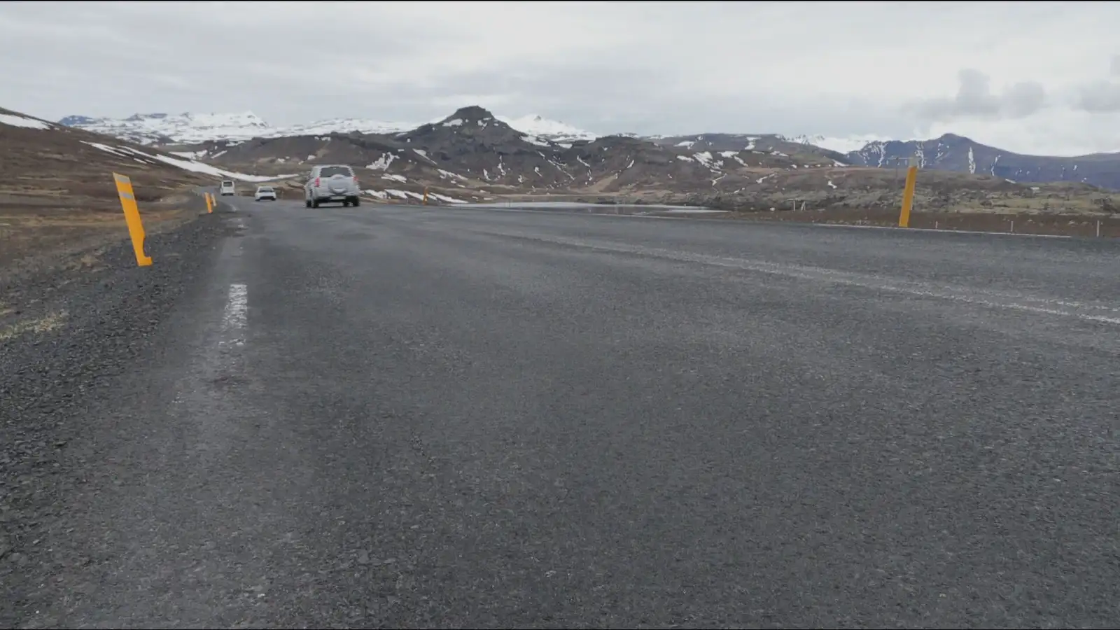 Þjóðvegur (kannski á Snæfellsnesi)