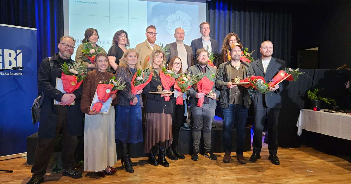 Freyr og Eva hlutu blaðamannaverðlaunin - RÚV.is