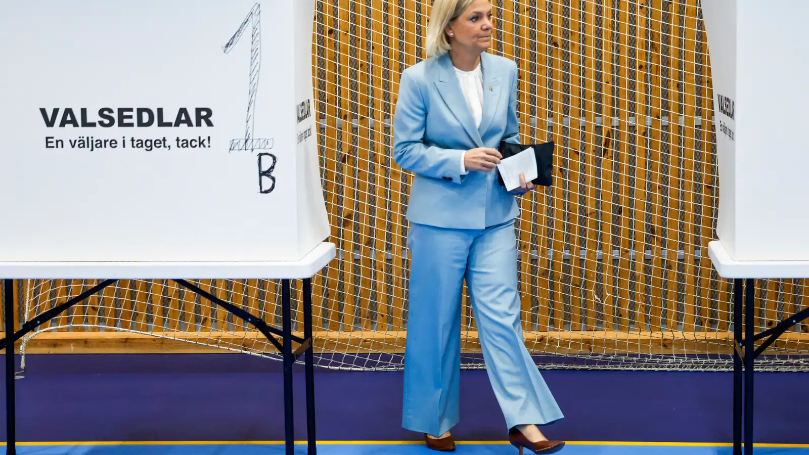 Magdalena Andersson: Valið stendur á milli mín og nýnasista